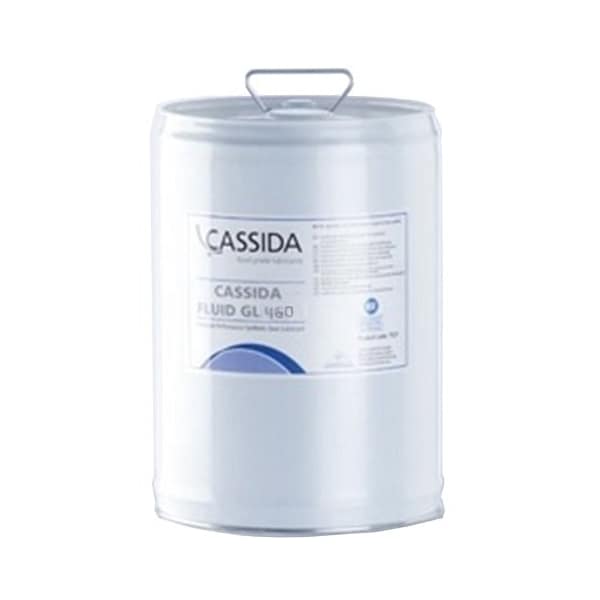 Fuchs Gear Lubricant; Gear, Food Grade; Pail; Liquid; Enclosed Gearbox, Food Industry; Colorless; 5 Gal CASSIDA FLUID GL 460 5GAL PAIL - main